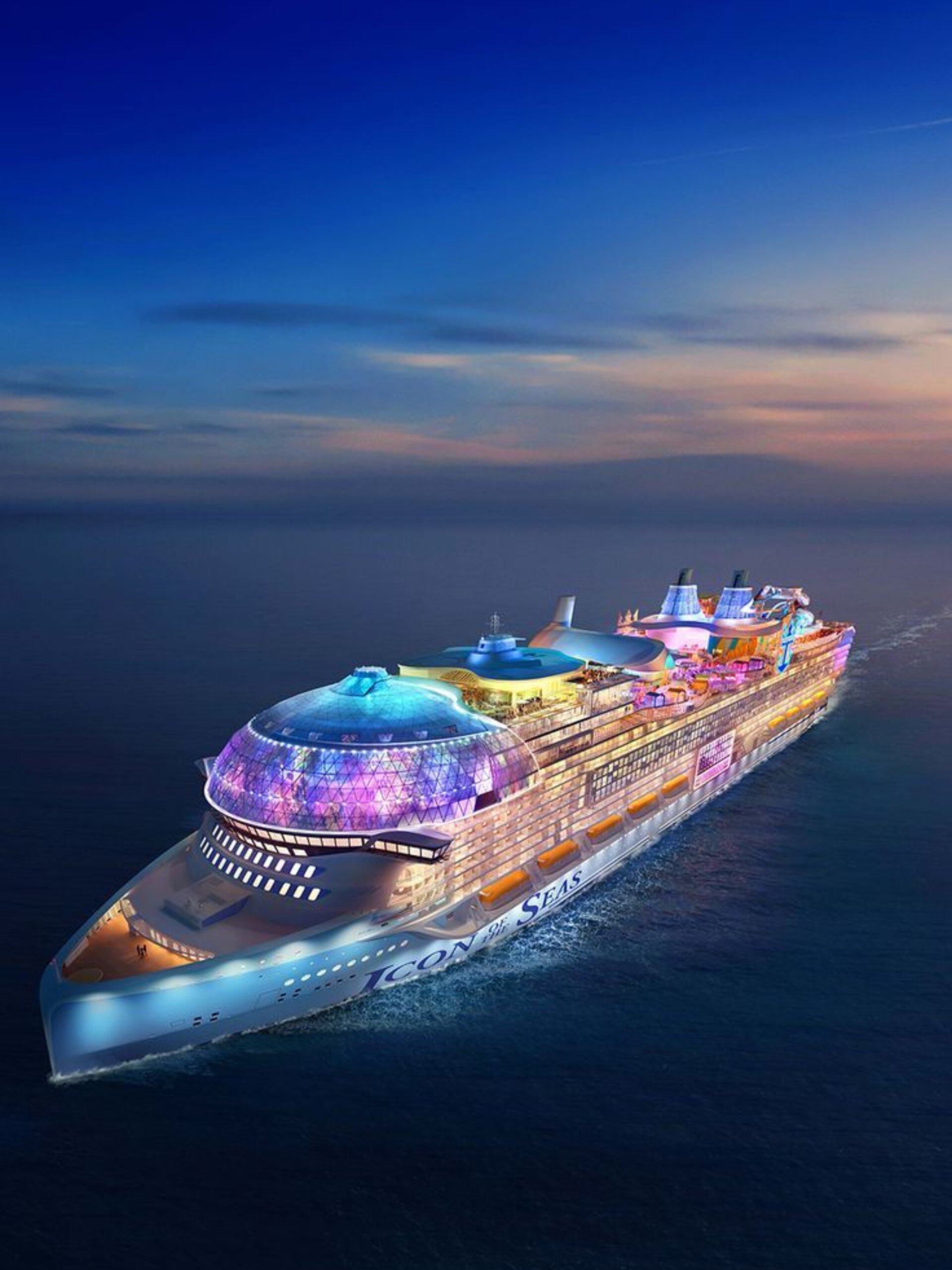 全球最大邮轮创十大世界纪录首航倒计时