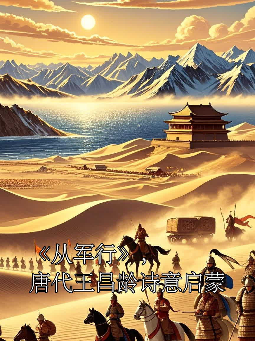 《从军行》,唐代王昌龄诗意启蒙