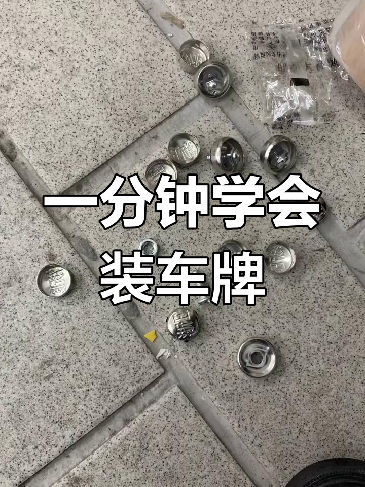 安装车牌的步骤图图片