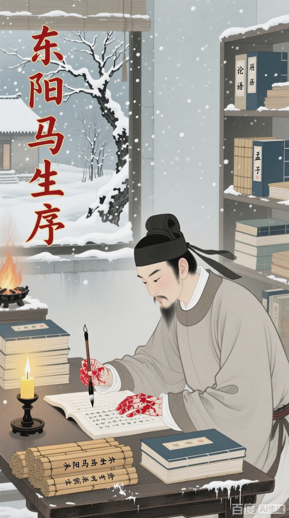 东阳马生序全文配ai
