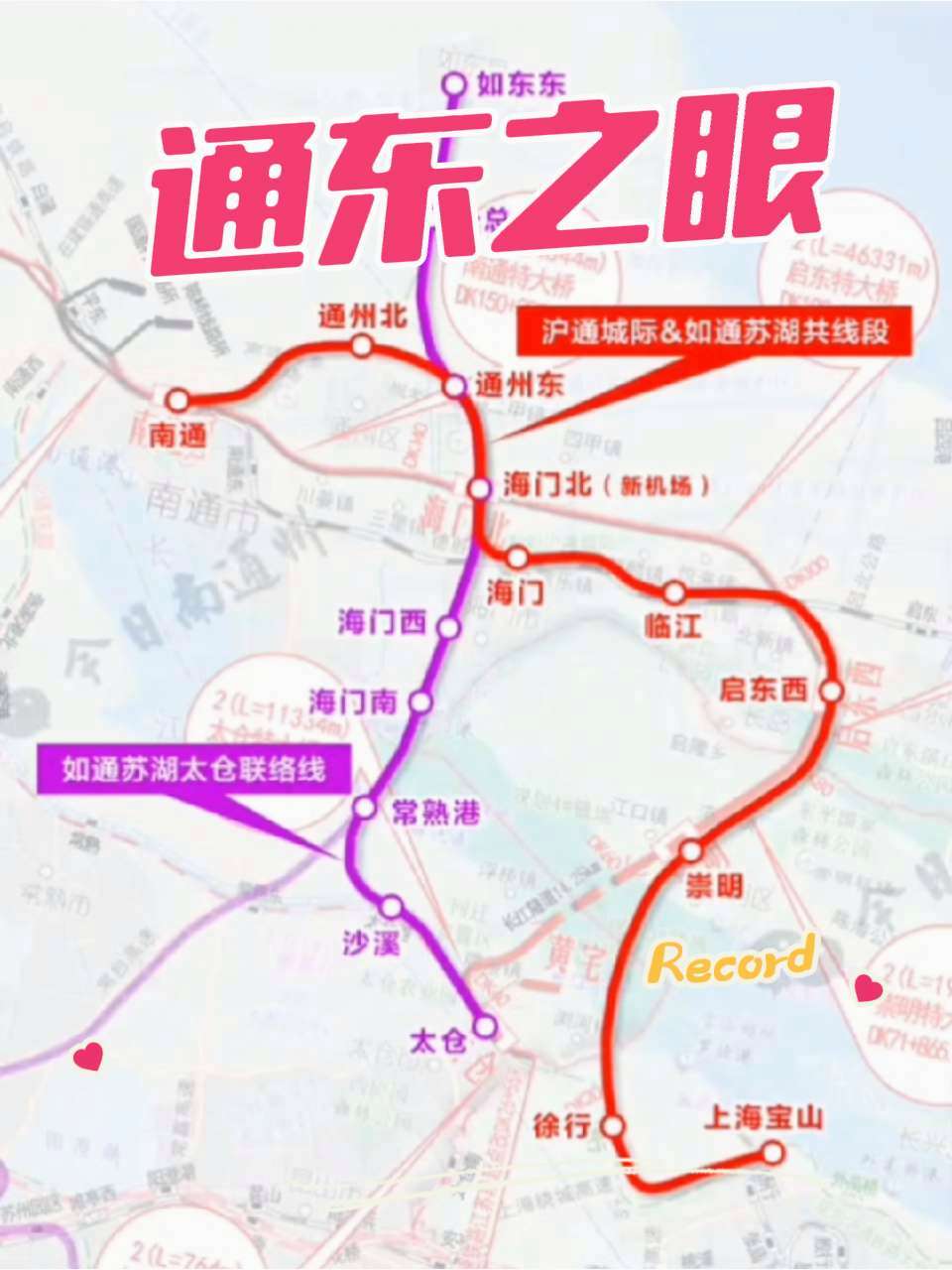通东之眼 沪通城际东线 如通苏湖城际太仓联络线出炉 这个走位风骚了