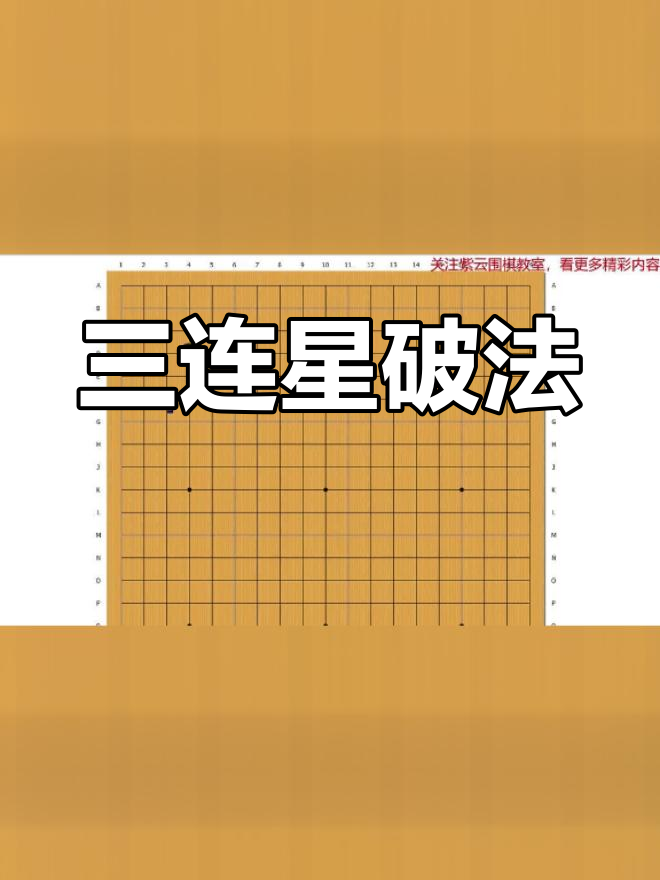 围棋骗招与破解:三连星定式解析