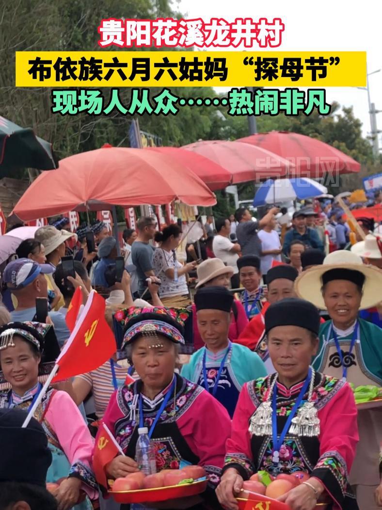 贵阳花溪龙井村布依族六月六姑妈"探母节" 布依族六月六姑妈"探母节"