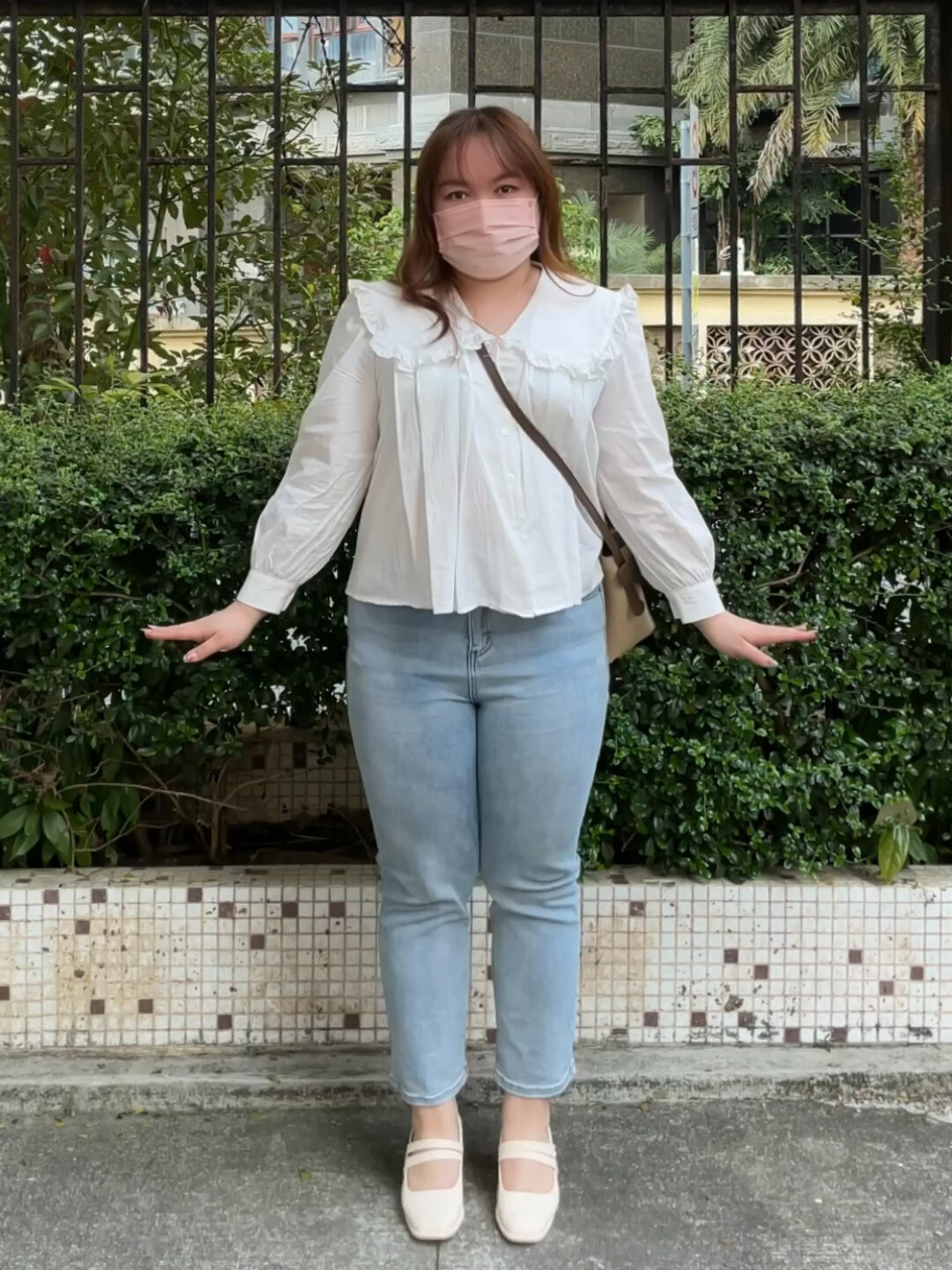 160斤/胖女孩不能穿紧身牛仔裤