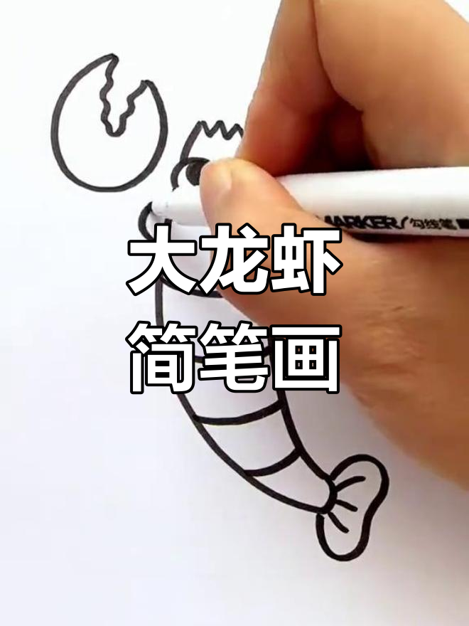 轻松学画大龙虾