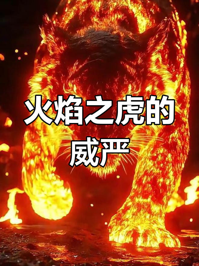 火焰之虎,勇猛与尊贵的完美结合