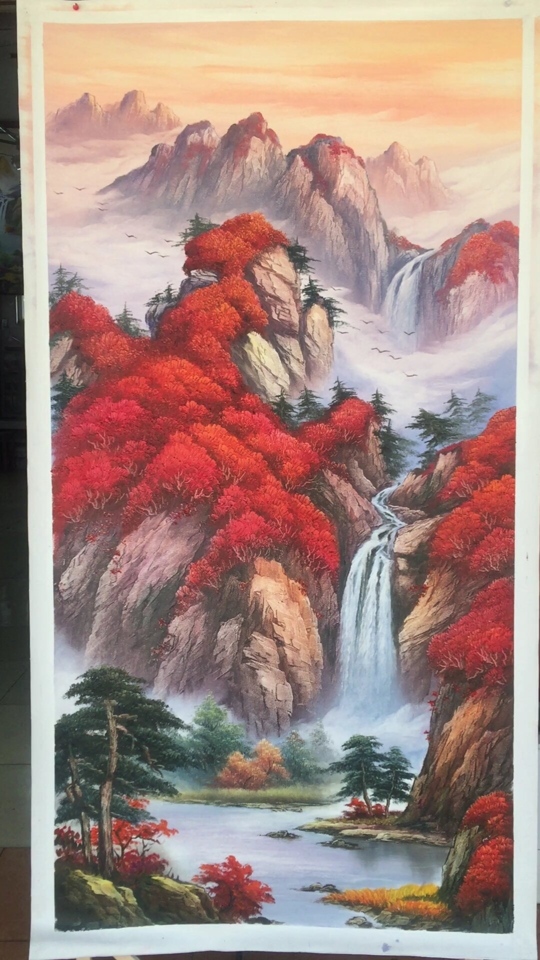 油画鸿运当头80x160cm