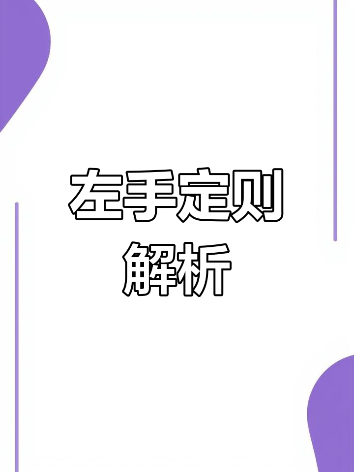 左手定则详解:判断安培力与洛伦兹力的方向