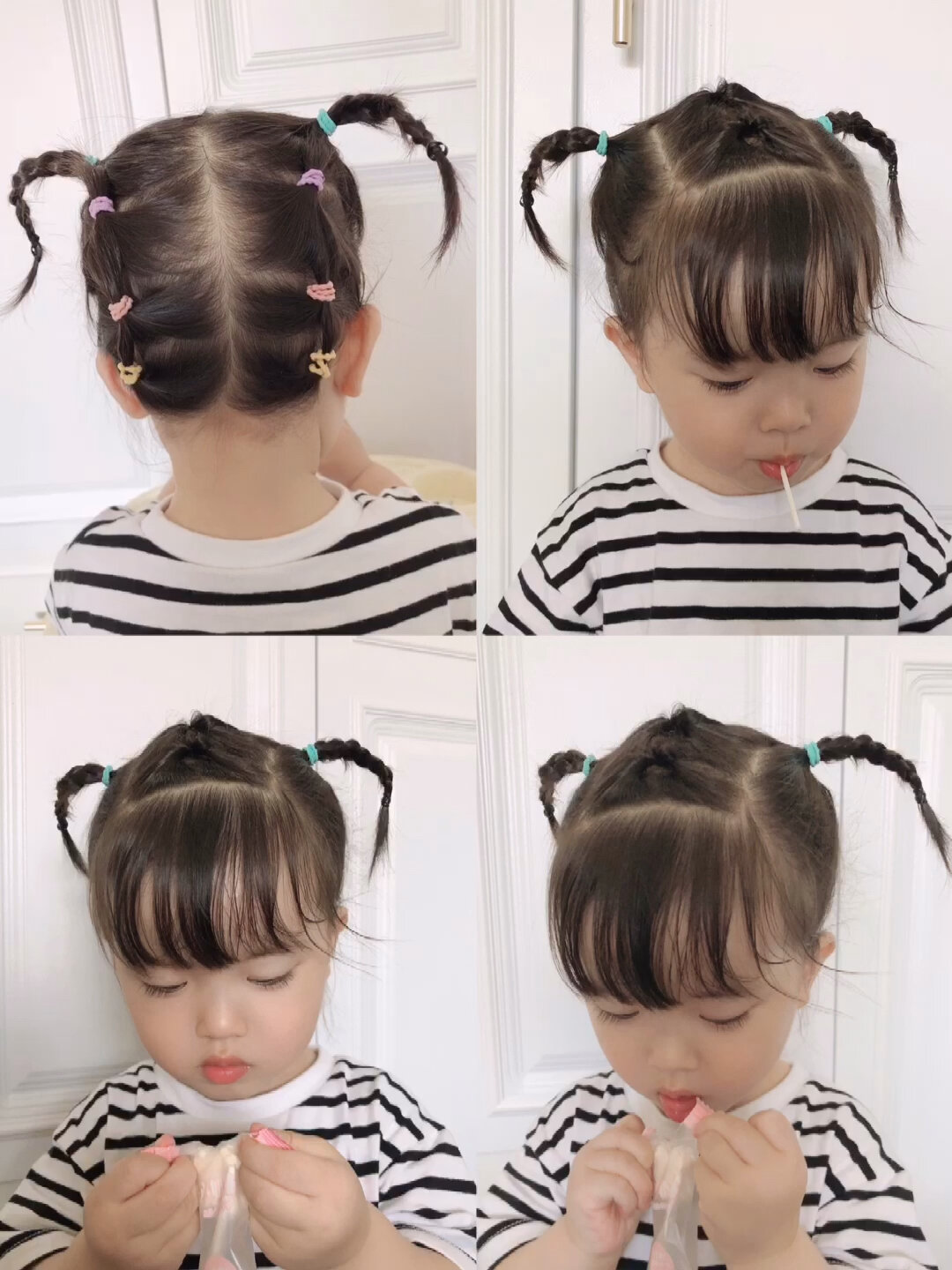 短发宝宝头发这样扎