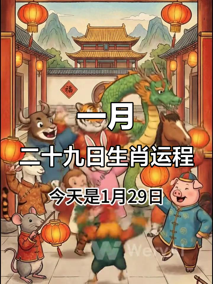 29日十二生肖运势(29日属相)