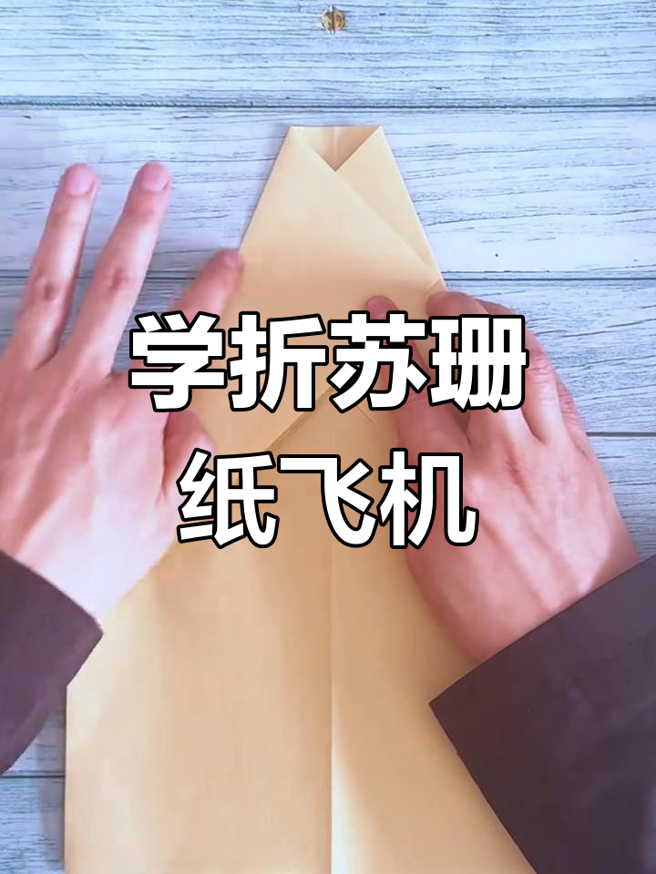 苏珊回旋纸飞机折法,轻松学会让纸飞回归来