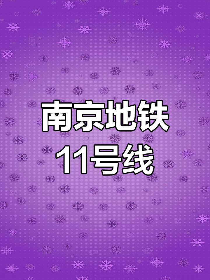 南京11号线图片