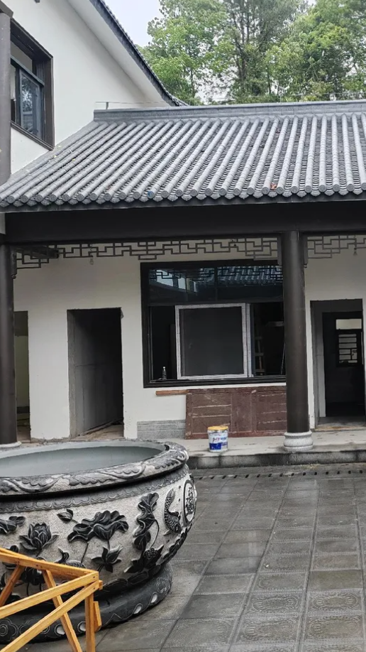 仿古连体瓦高密度高强度水泥连体瓦四合院屋面防水瓦