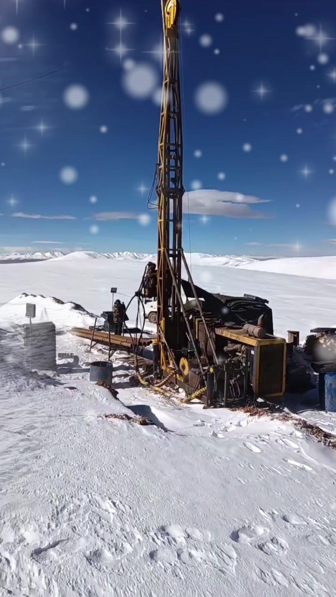 雪域高原 钻探人生 地质钻探 钻机-度小视