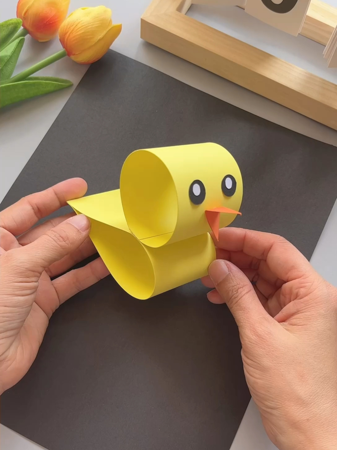 用卡纸做只简单可爱的小鸟