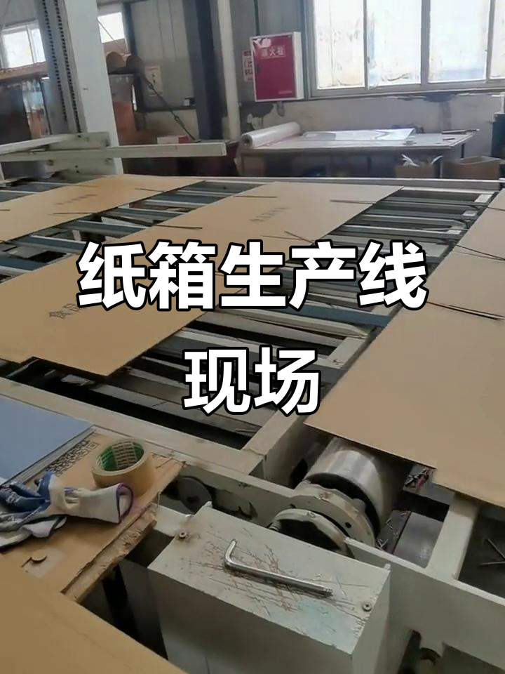 纸箱车间实拍:生产流程大揭秘