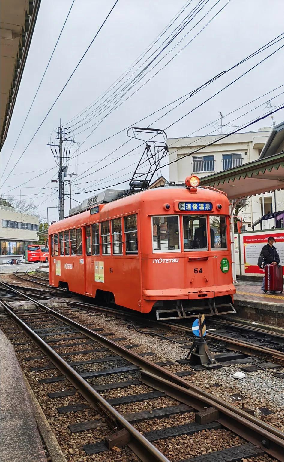 松山市体验老式轨道电车