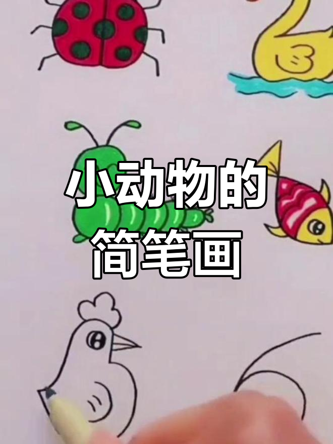 轻松学画小动物,最后一个挑战你怕不怕
