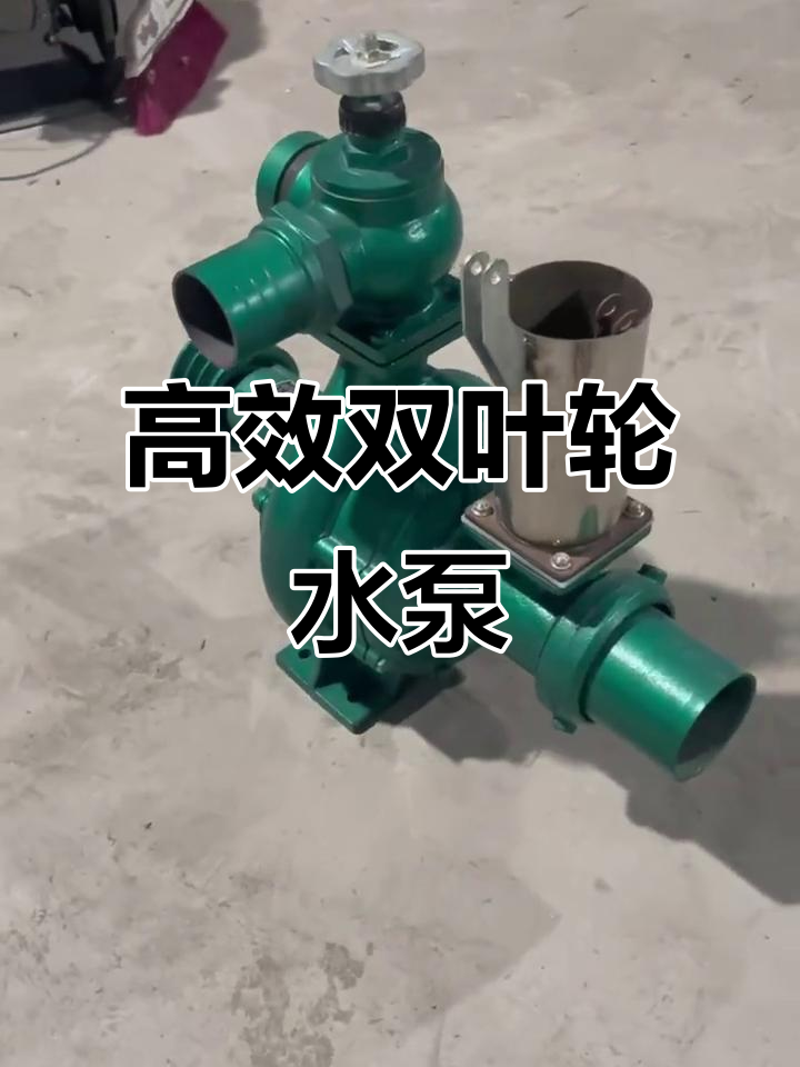 双叶轮离心泵,流量大扬程高,远距离送水神器