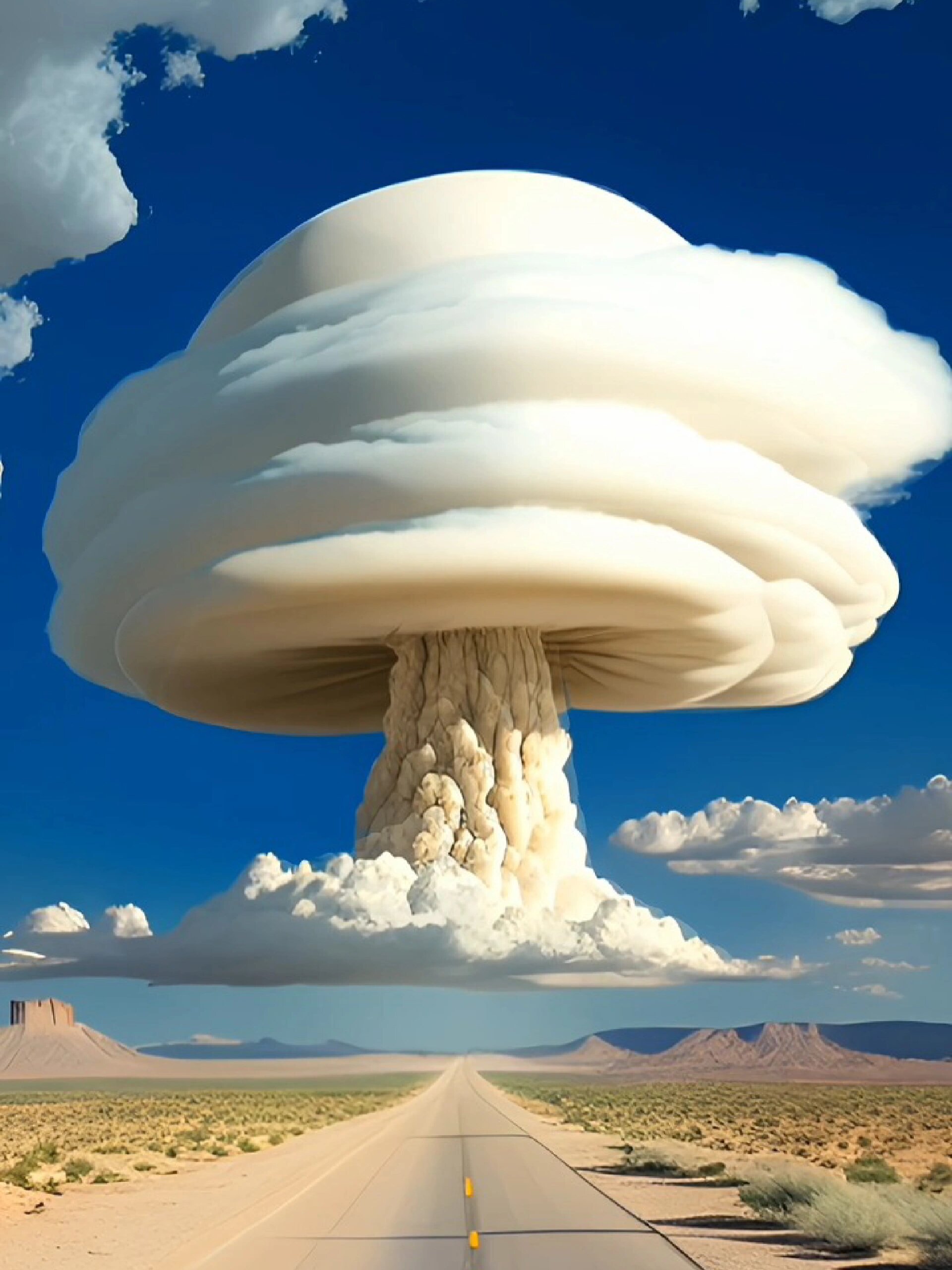 沙漠里的"蘑菇云"太美了,特别漂亮