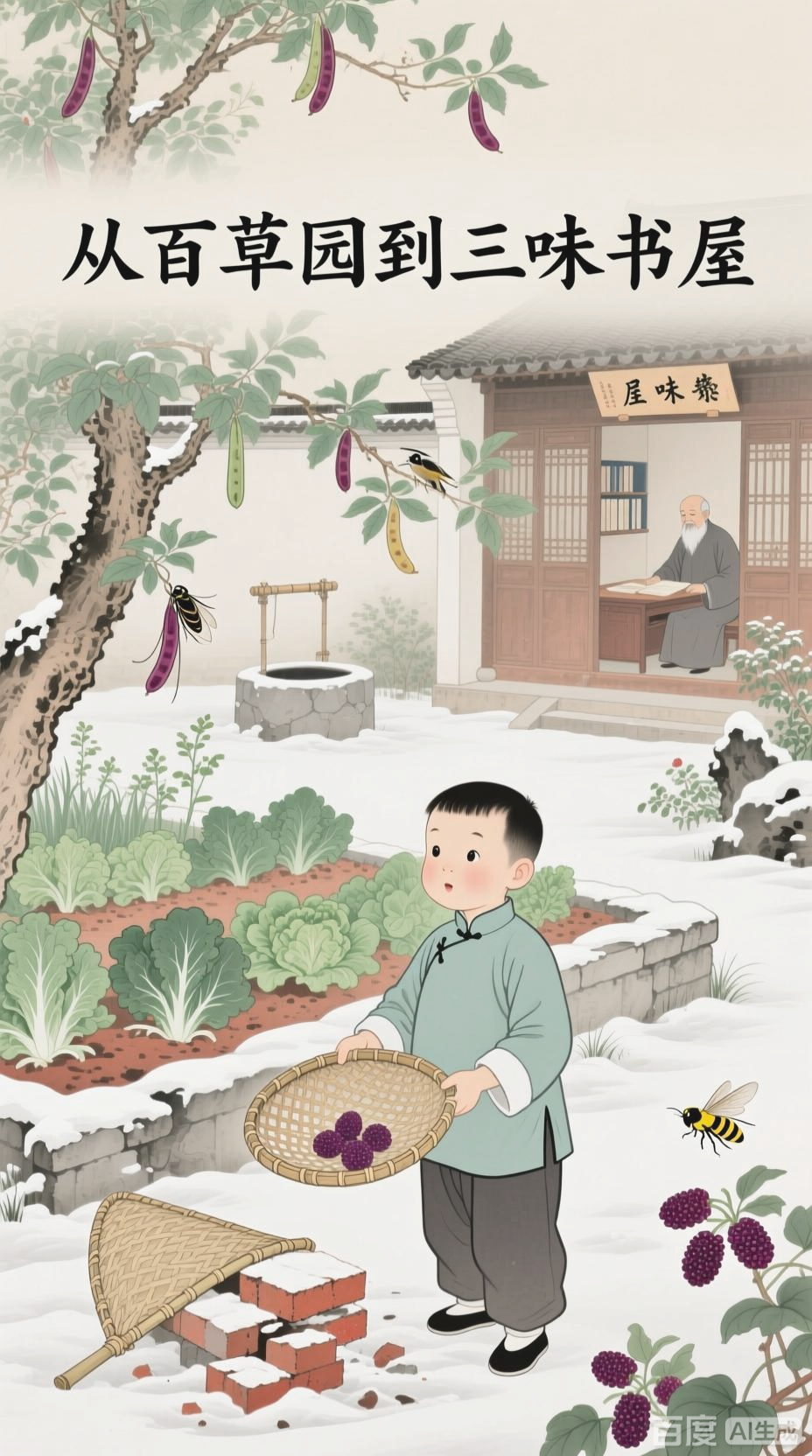 从百草园到三味书屋的童年