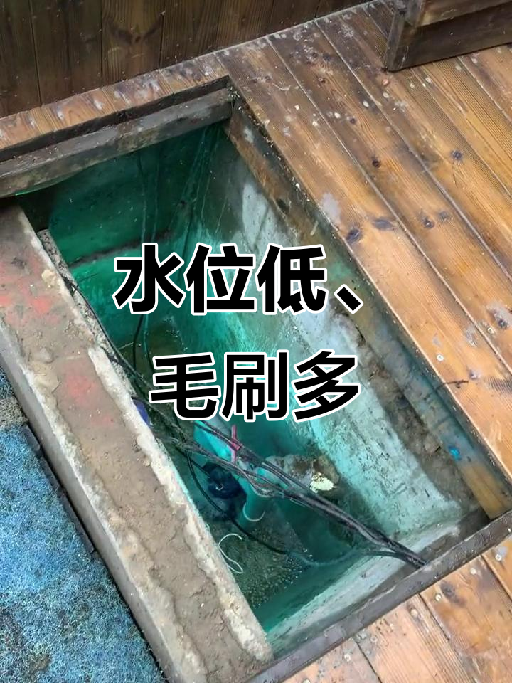沉淀仓毛刷成堆,清水仓水位下降,问题不小!