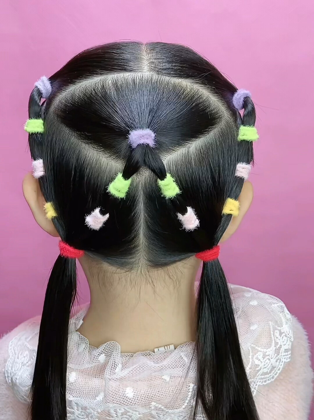 早上赶时间快速给宝贝扎个幼儿园发型出门