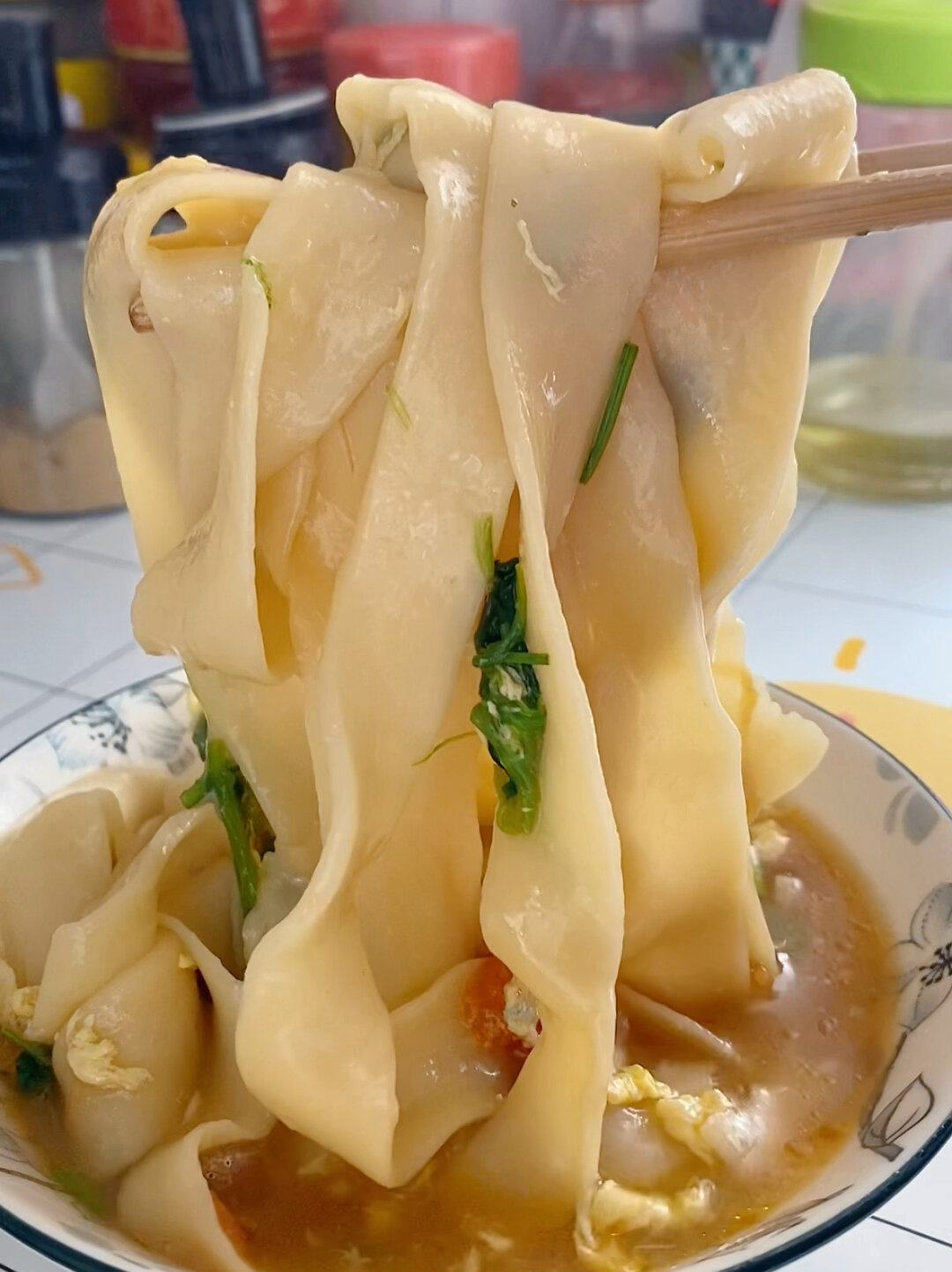 手工抻面超级劲道好吃