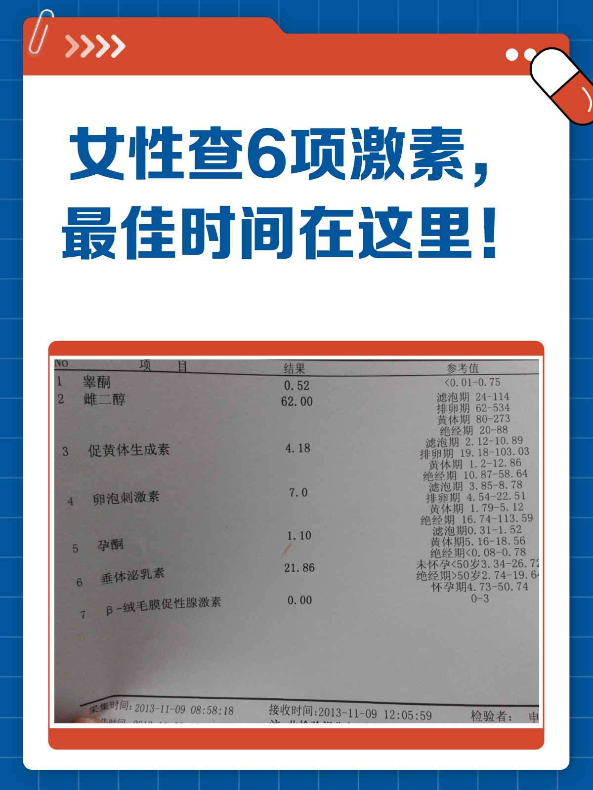 查6项激素,什么时间最合适?