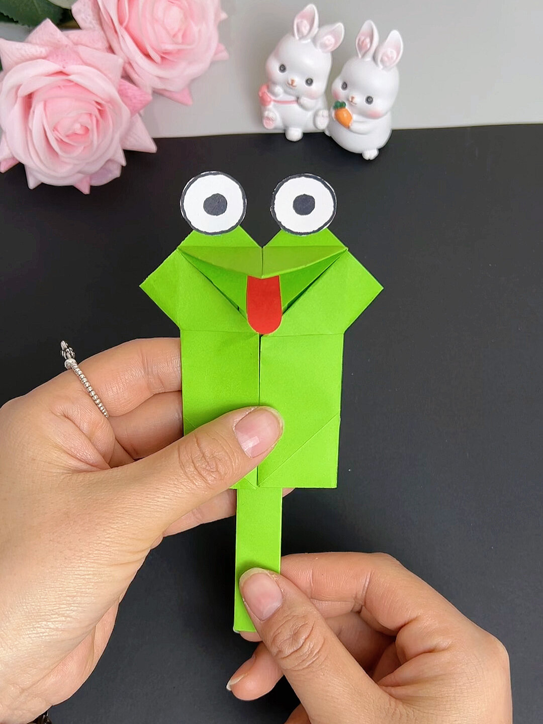 小青蛙折纸手工简单图片