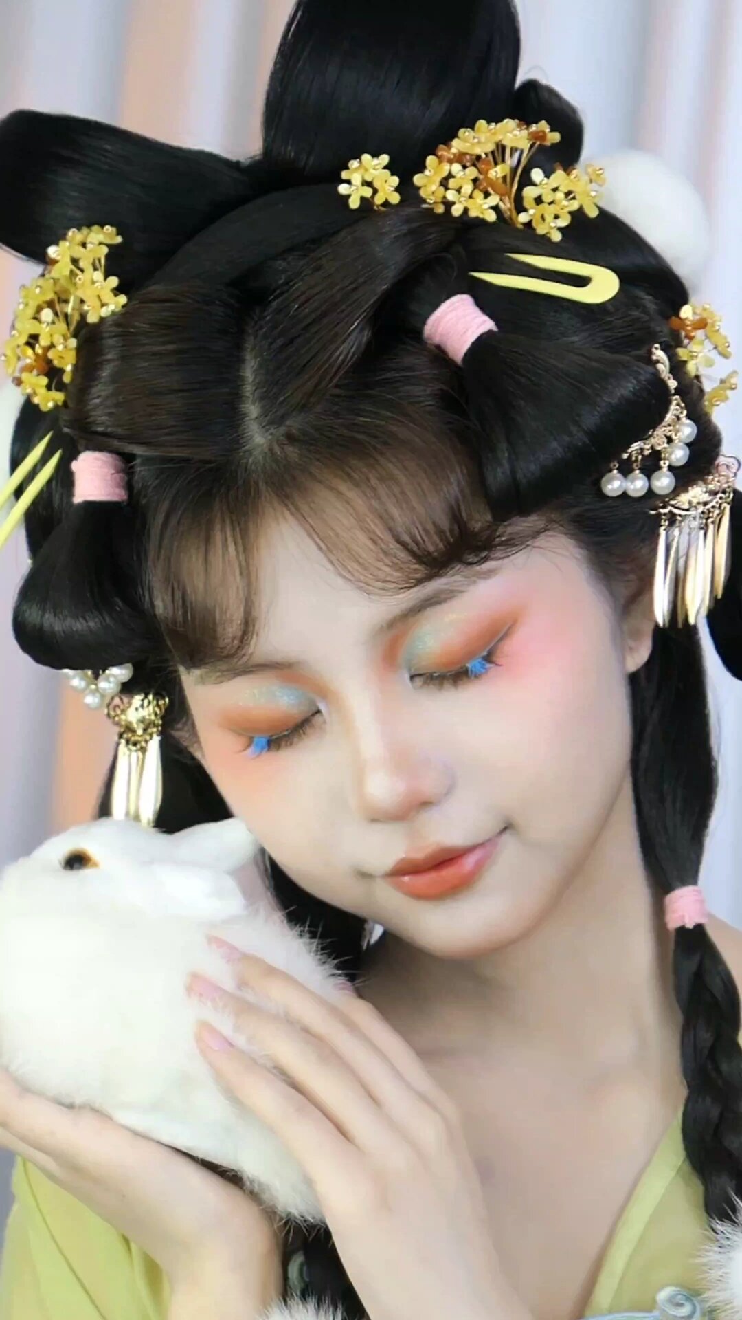 良辰美景,玉兔降临‖中秋玉兔汉服妆造2.