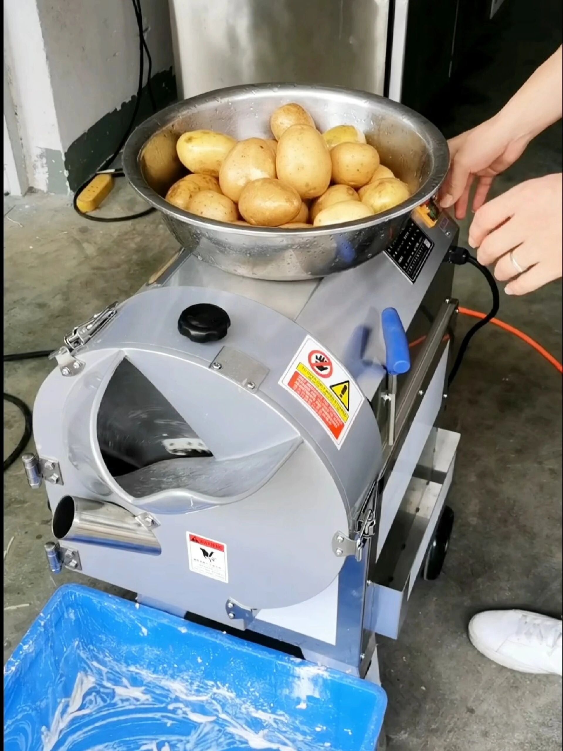 多功能土豆切片切丝切丁机食堂切菜机