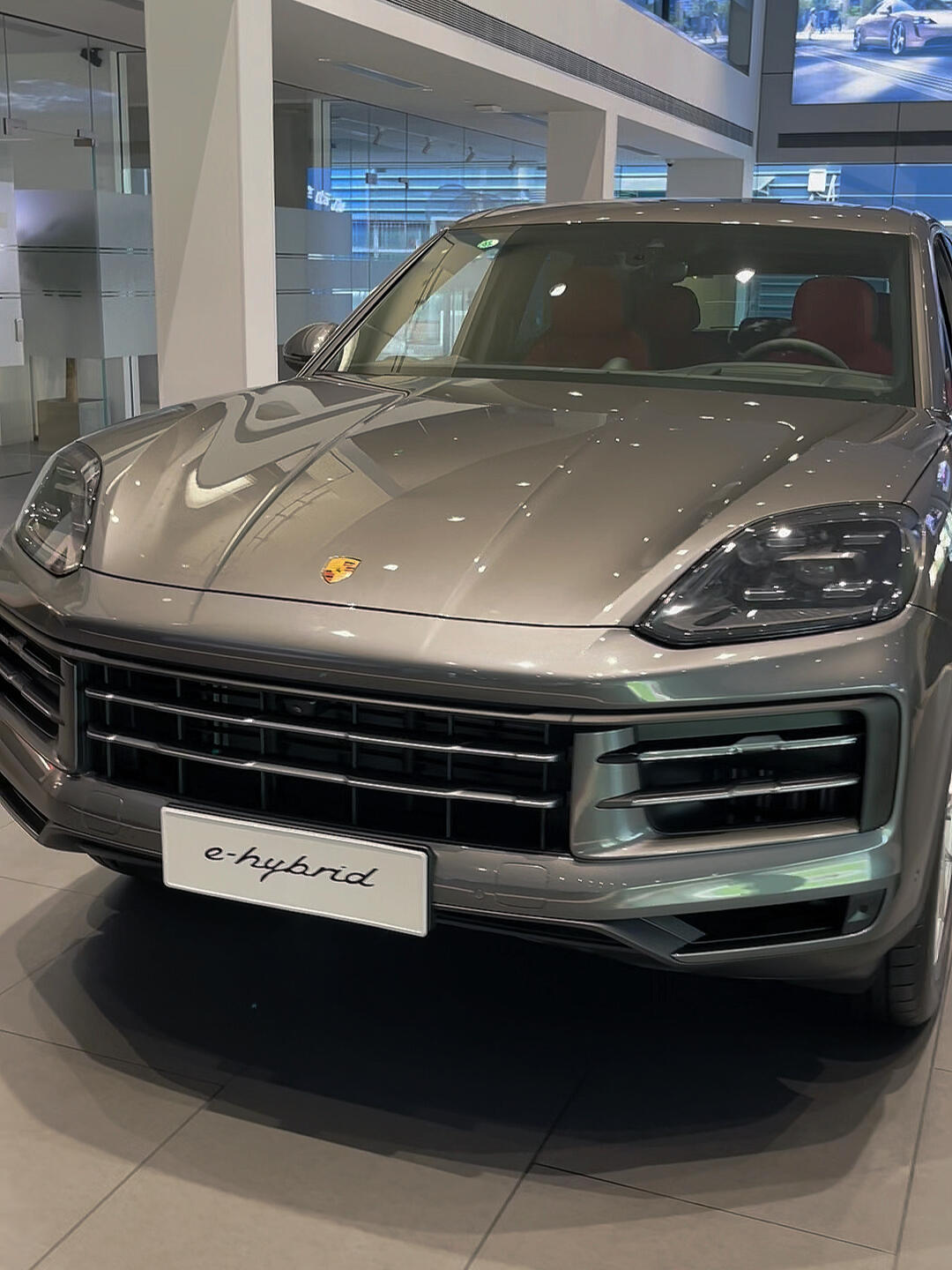 2024款保时捷cayenne卡宴新能源|石英灰