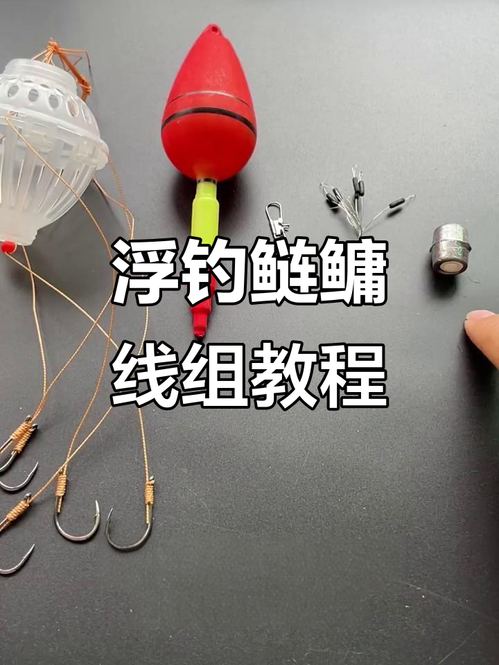 海竿钓鲢鳙线组组装技巧,轻松学会浮漂搭配
