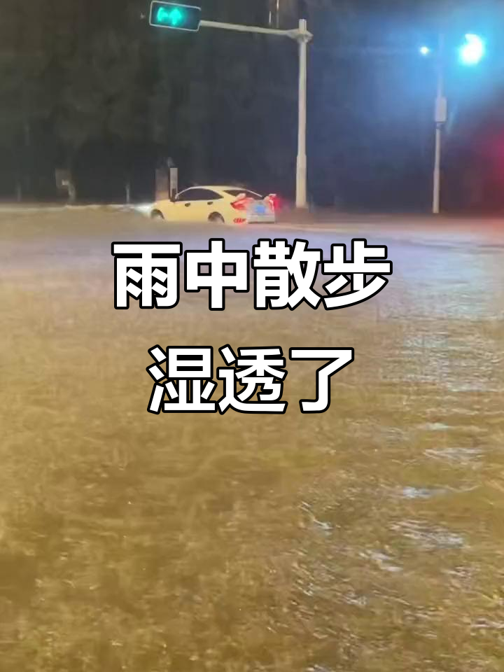 雨中漫步,淋成落汤鸡!浪漫又狼狈的时刻