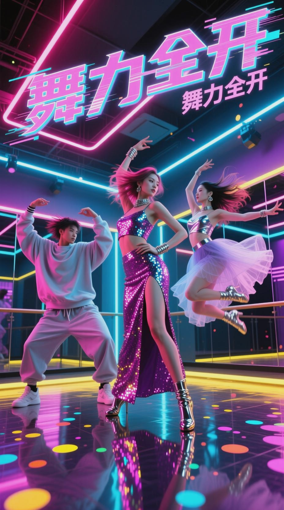 女性活力舞蹈展示