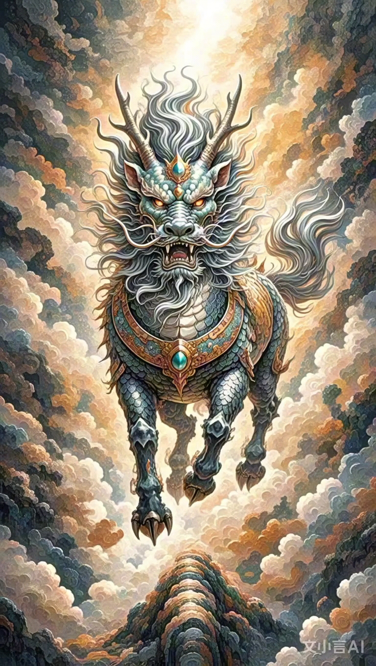 圣兽麒麟,天降祥瑞