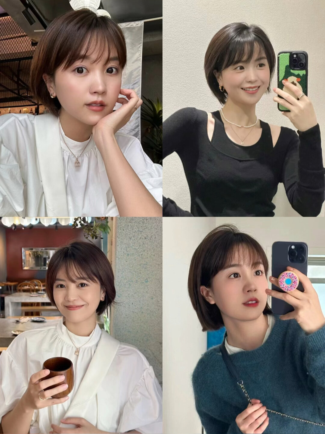 小个子女生一定要尝试的短发 超显脸小短发