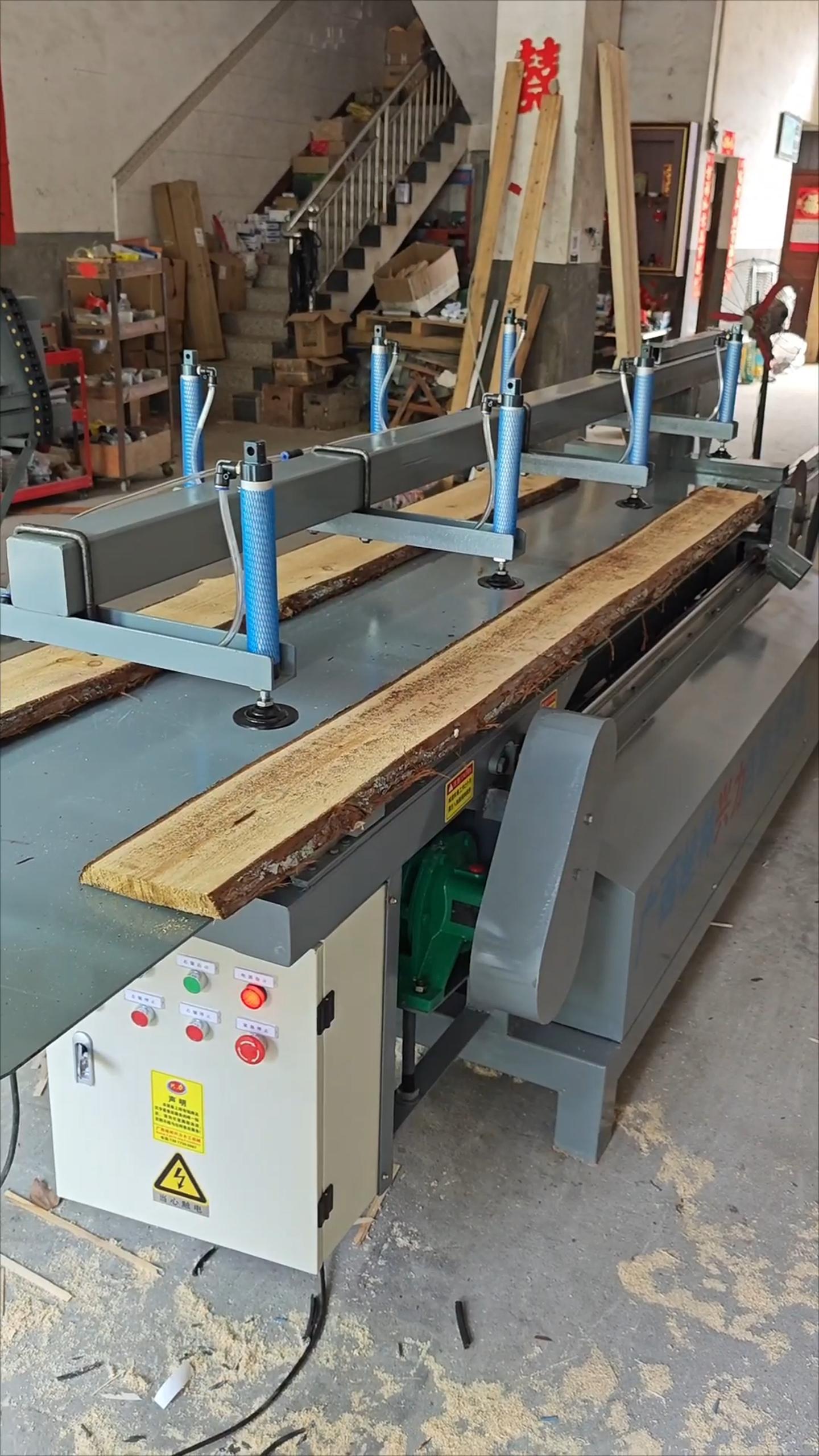 木工清边机 清边机 木材加工 板材加工 木工机械设备 工厂实拍视频