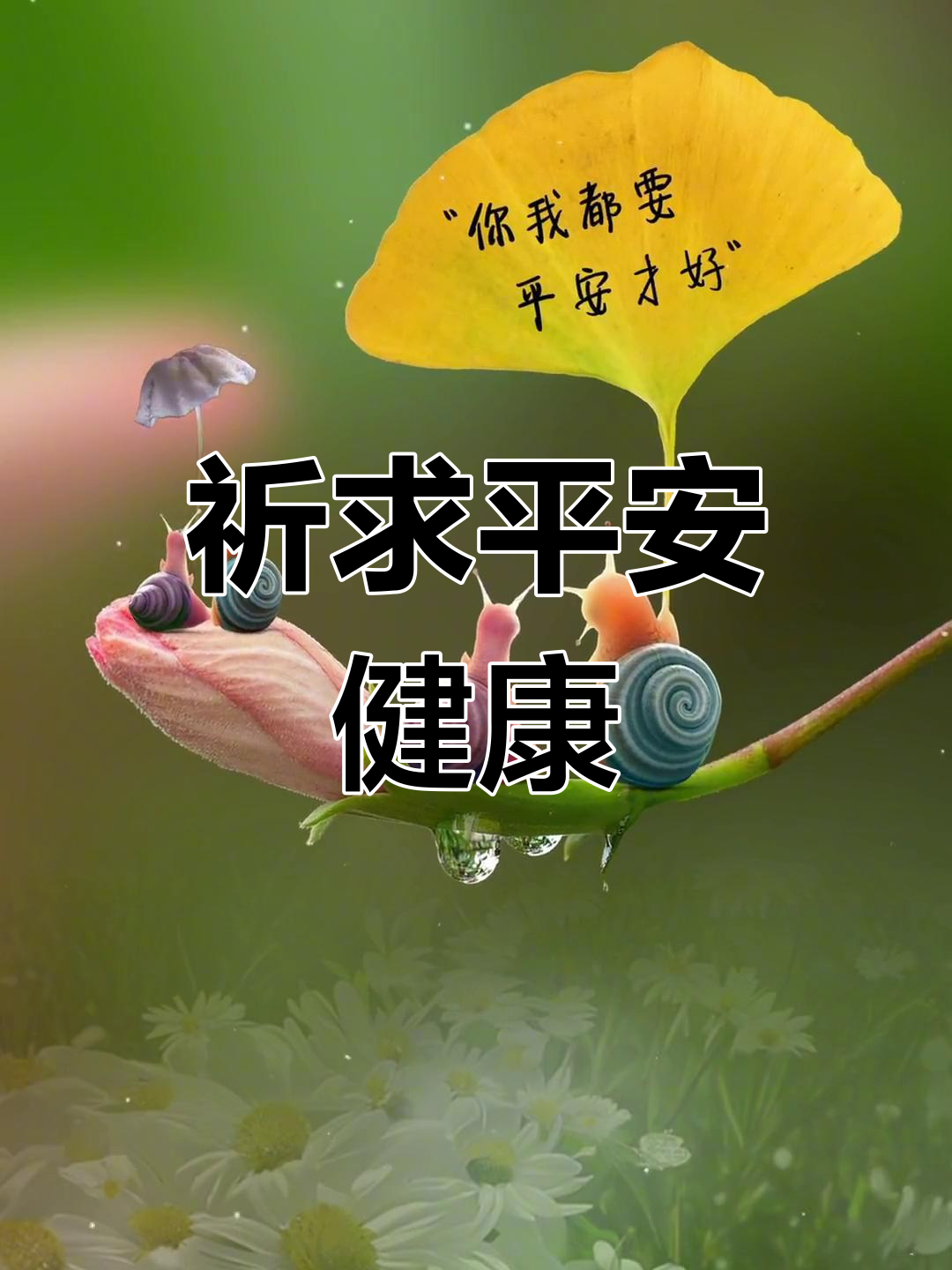 愿疫情早日结束,人人平安健康