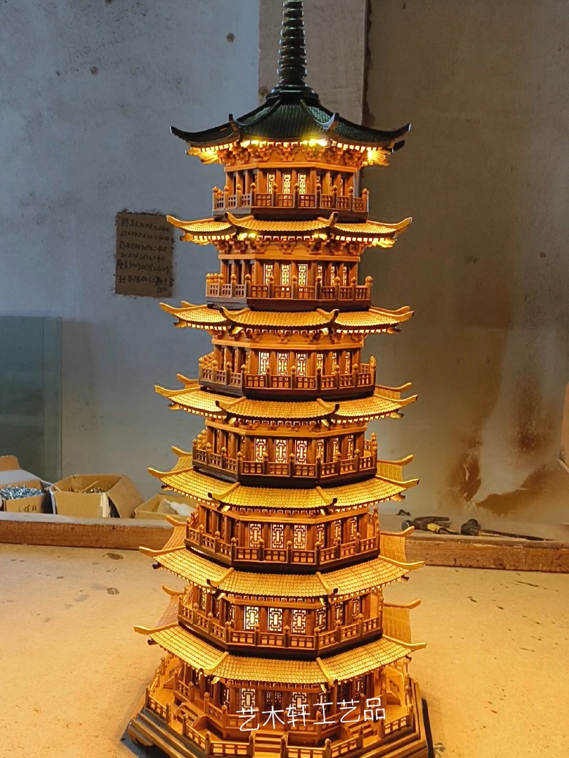 木塔宝塔玲珑塔