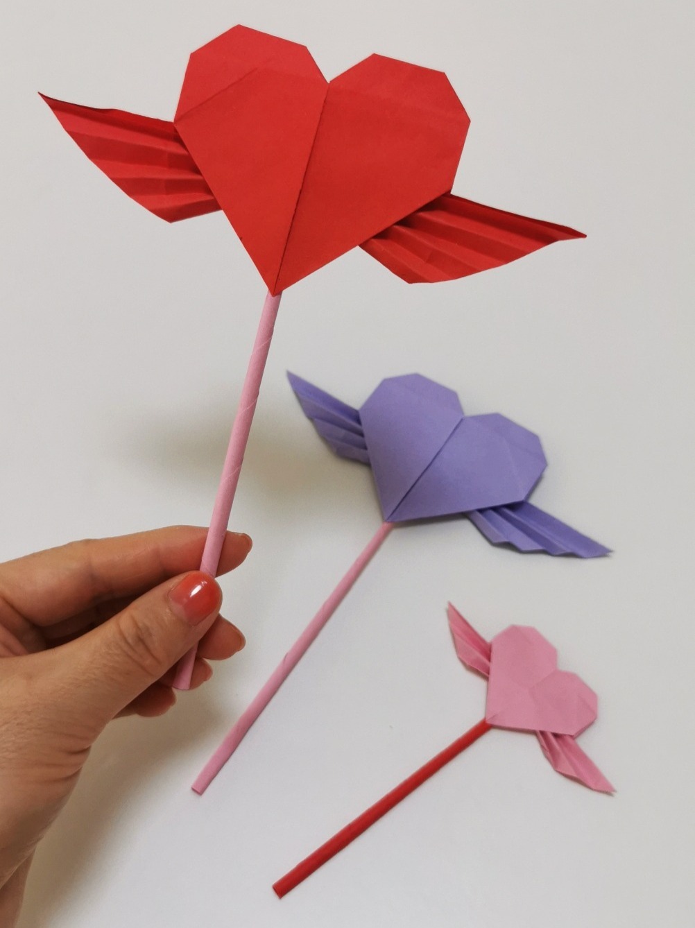 折纸作品-爱心仙女棒魔法棒(附教程)-度小视