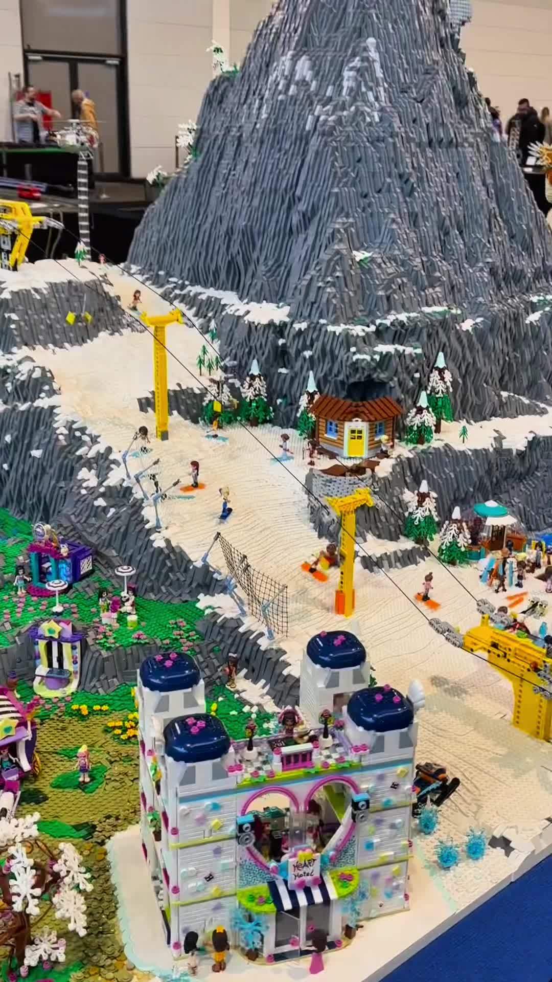 乐高缆车 乐高 乐高积木搭建