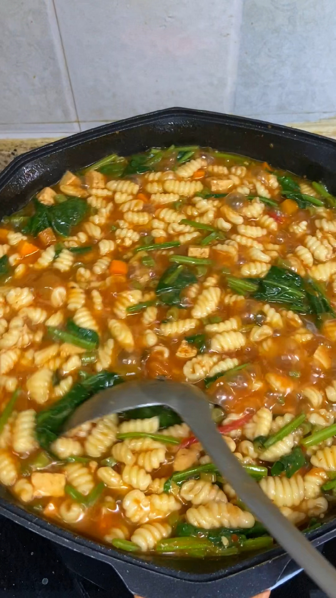 大家要的烩麻食教程来啦 这样的烩麻食你能吃几碗
