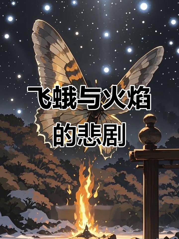 飞蛾扑火:被明亮灯光迷惑,最终走向毁灭