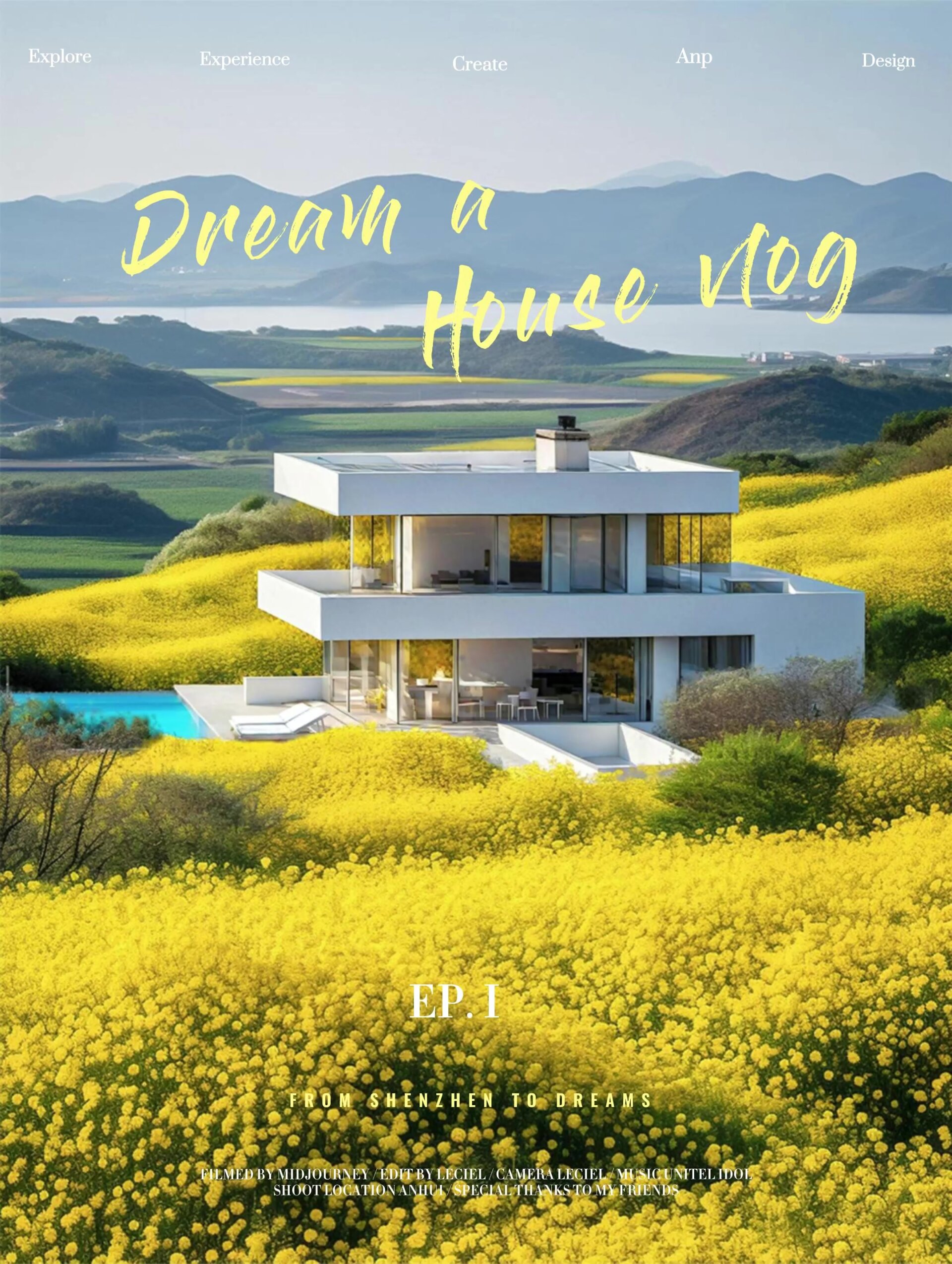 hotel|"芸薹花海"田园民宿夏日大片