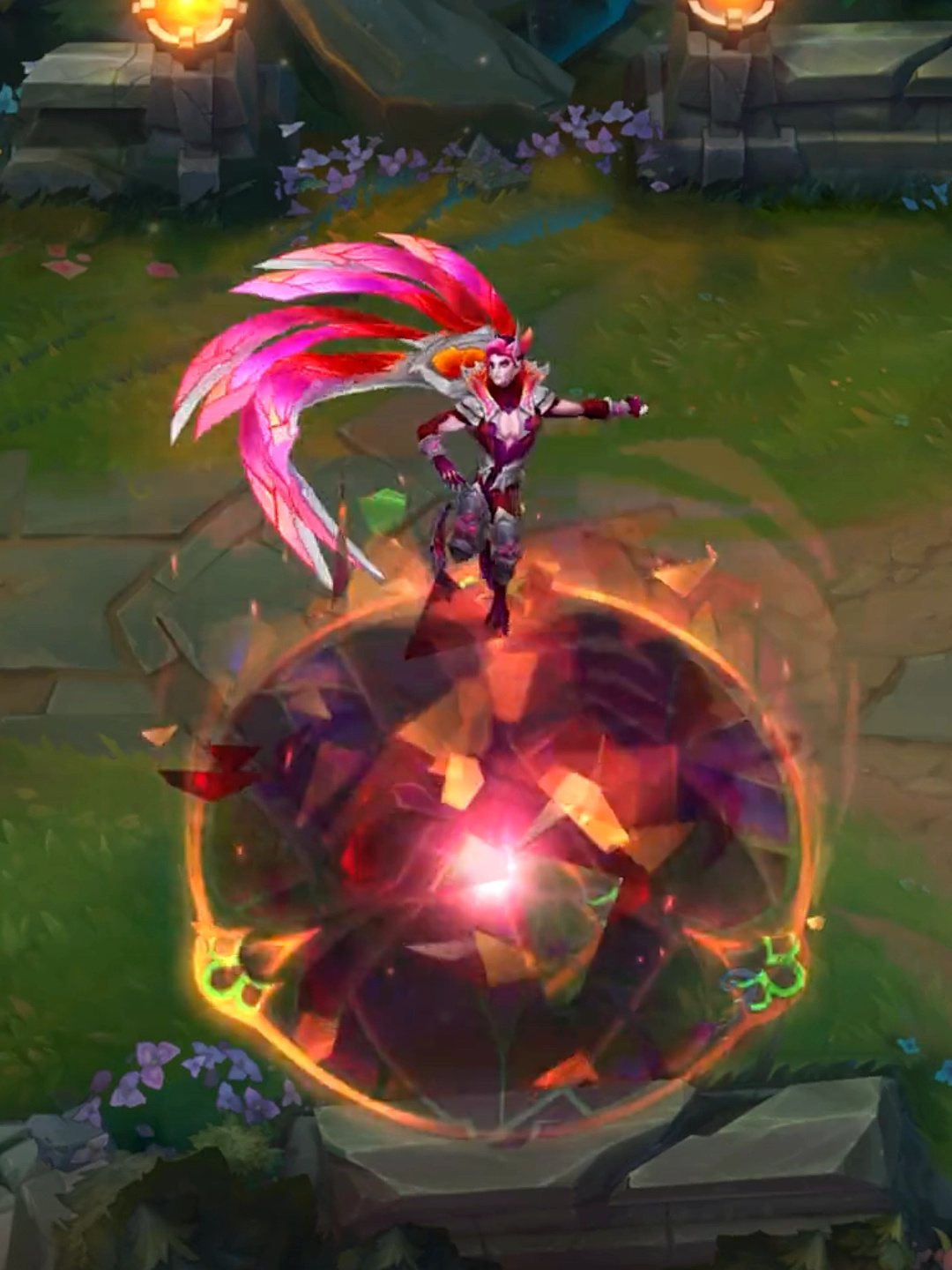 霞洛又出情侣皮肤绝息圣堂特效预览