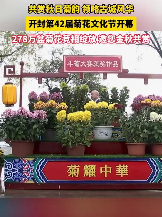 开封菊花文化节开幕式图片