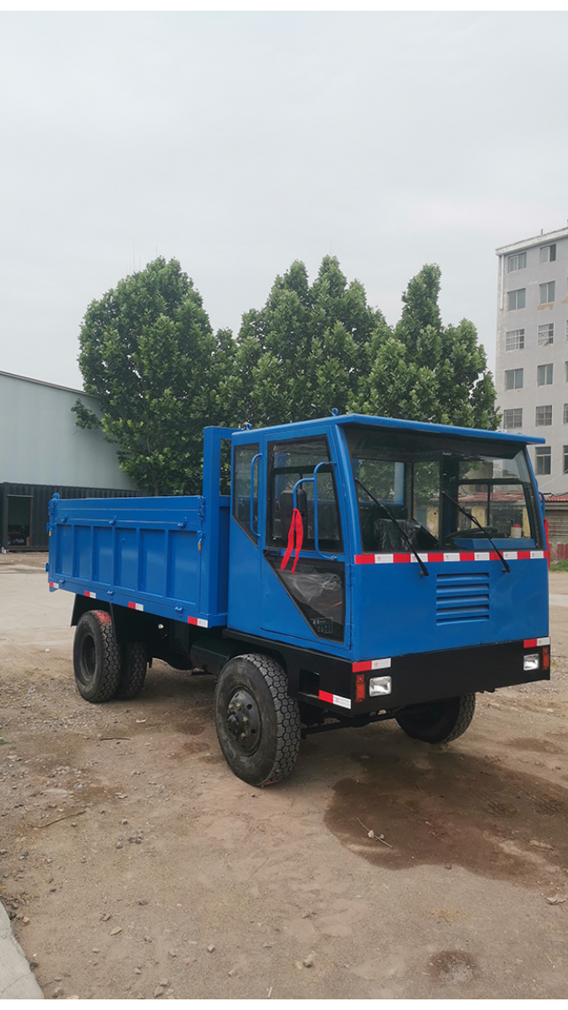 四不像农用车四驱自卸运输车操作方便简单
