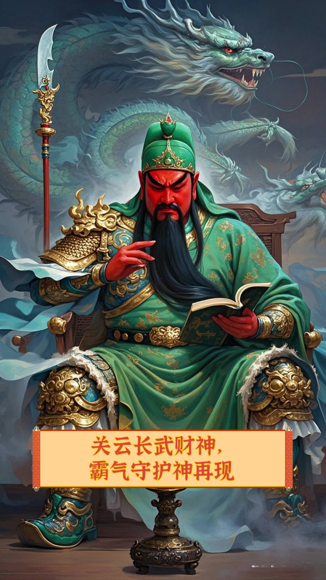 关云长武财神,霸气守护神再现